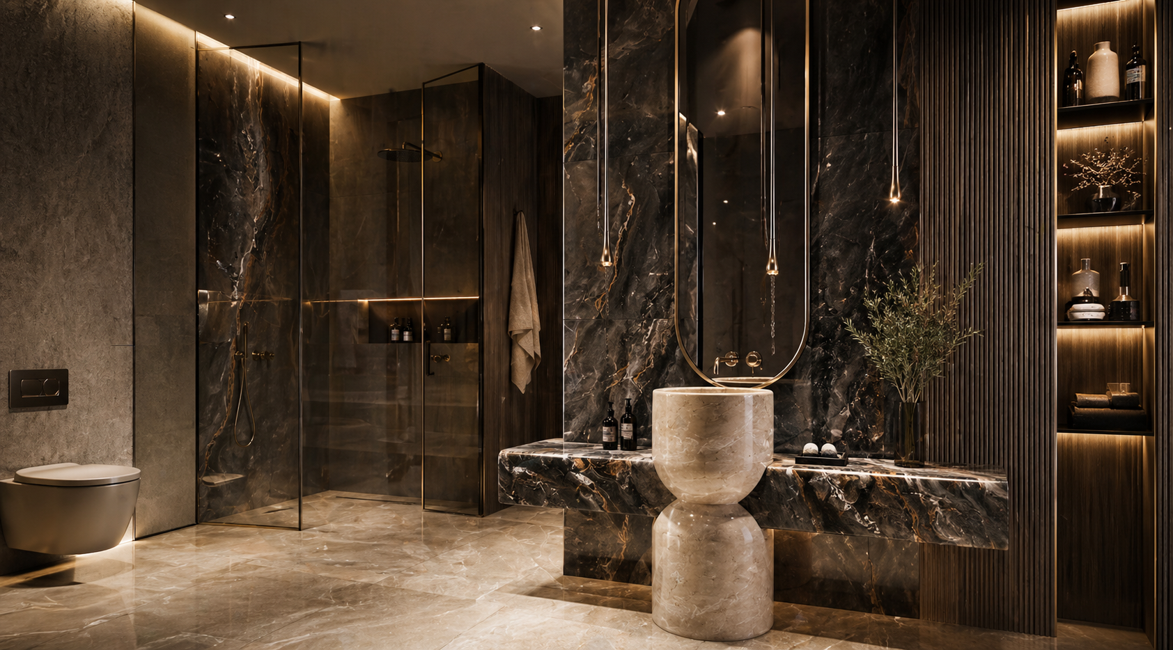 latest wash basin designs for modern bathroom in Delhi