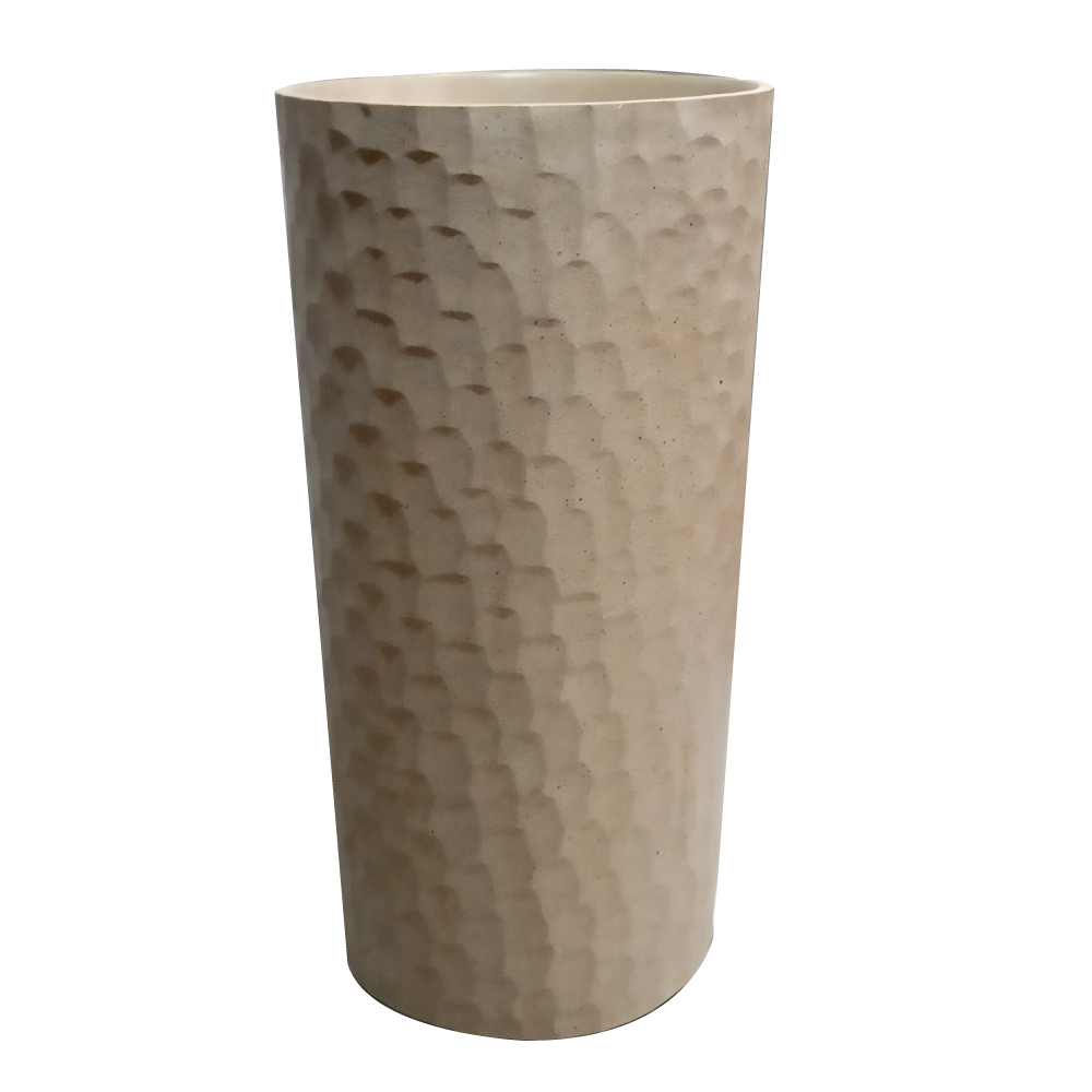 Minimalist luxury bathroom basin with quartz texture