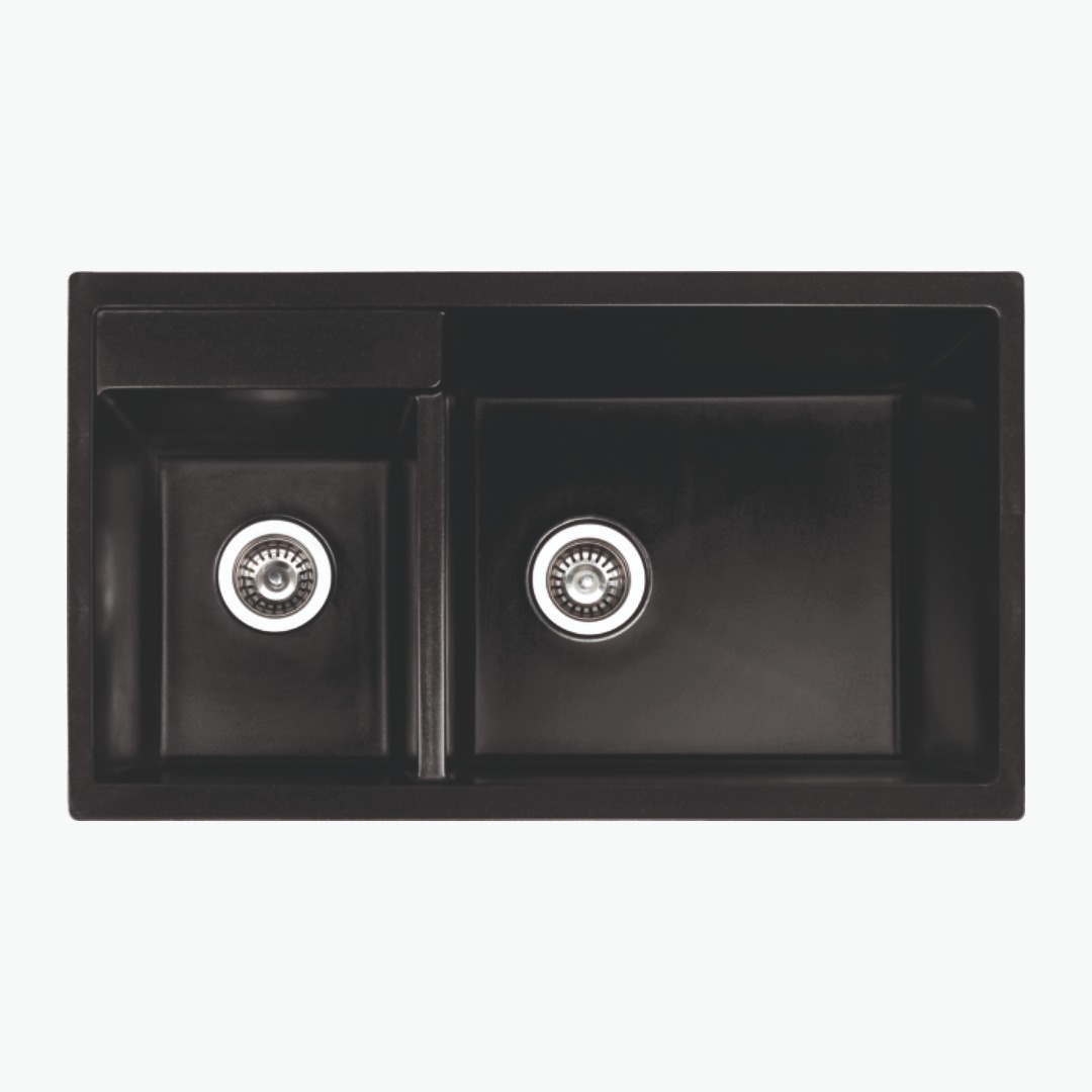 Elegant kitchen sink with smooth edges and seamless installation