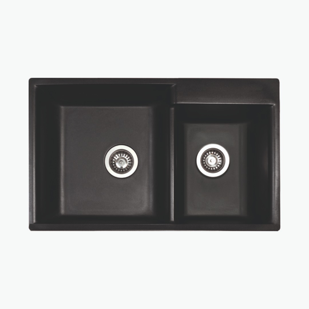 Designer kitchen sink with noise-reduction technology