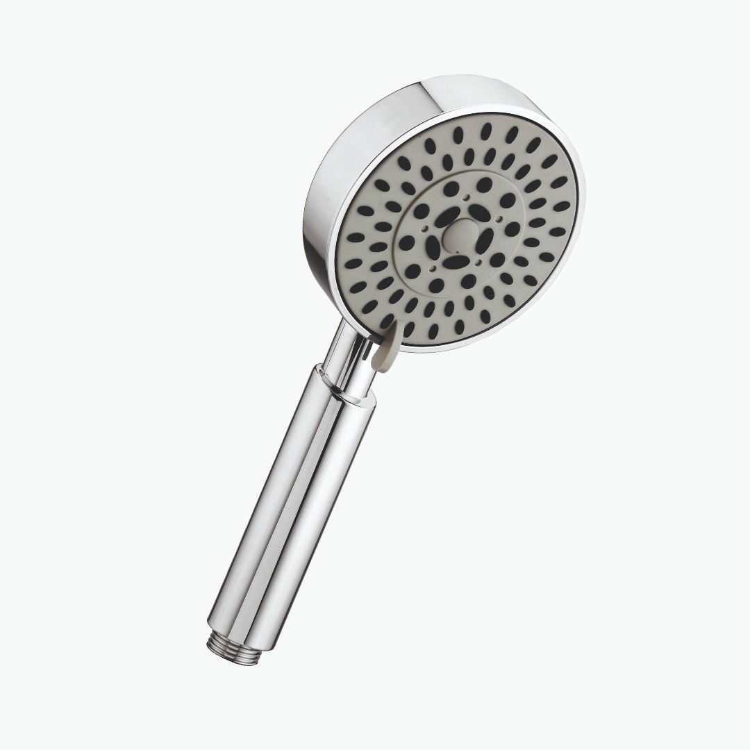 Modern hand shower with adjustable spray modes.